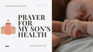 prayer for my sons health