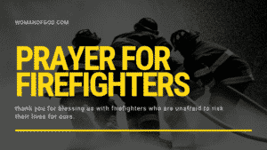 prayer for firefighters