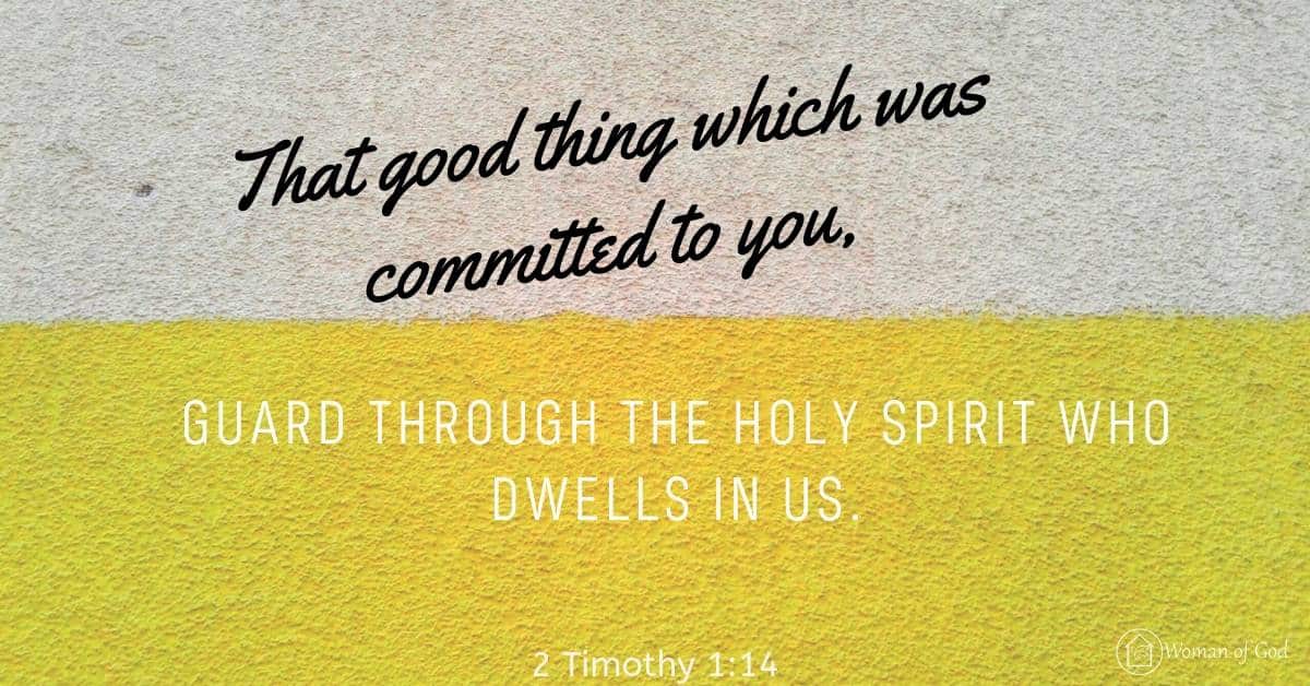 verse of the day 2 Timothy 1:14