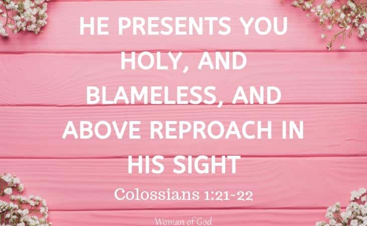 bible verse Colossians 1:21-22