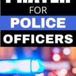prayer for police officers pin