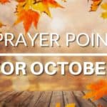 prayer points for october