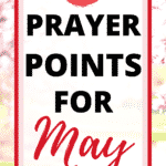 prayer points for may pin