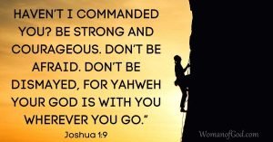 verse of the day joshua 1:9