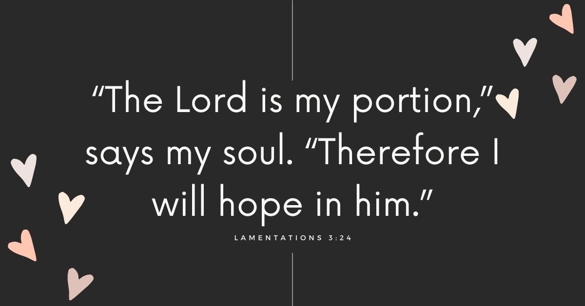 Lamentations 3:24