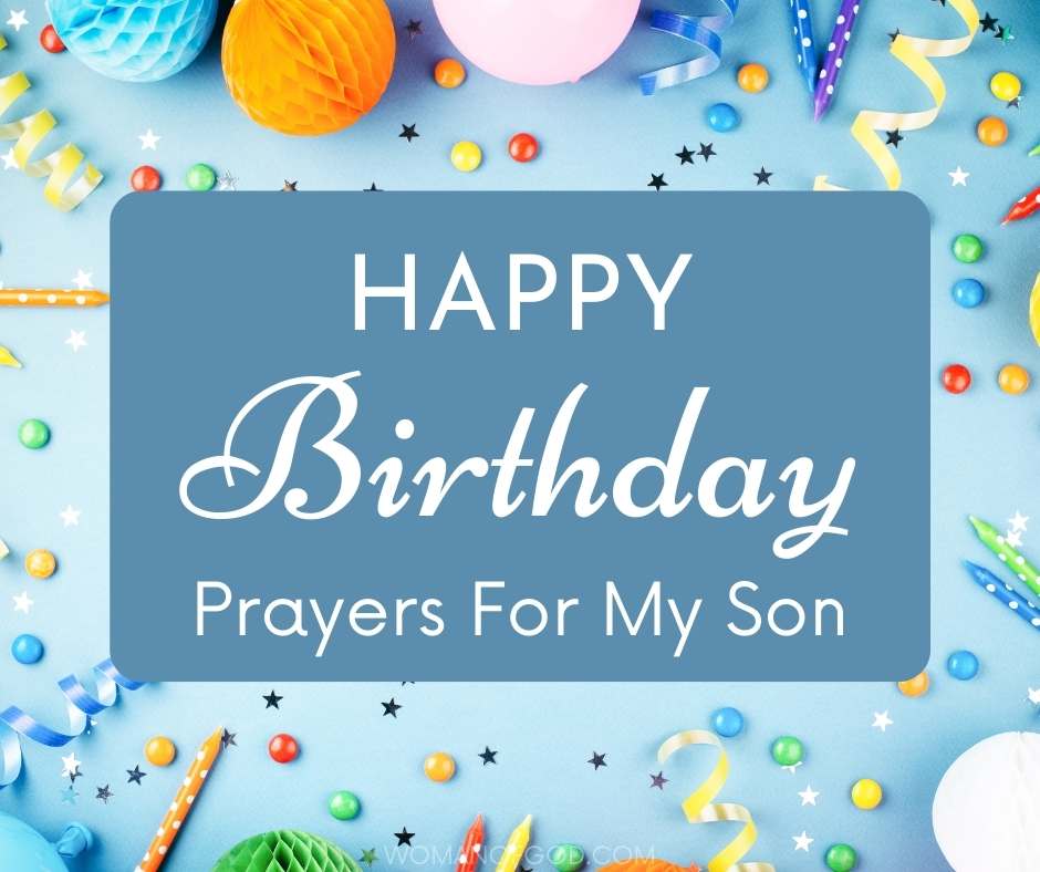 Birthday Prayers For My Son
