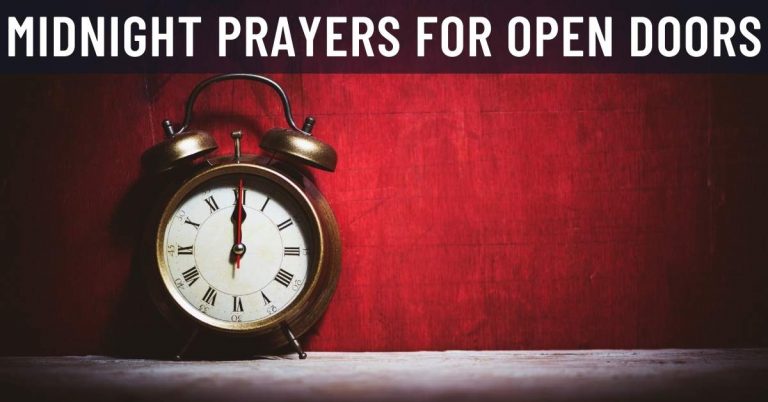 Midnight Prayers for Open Doors