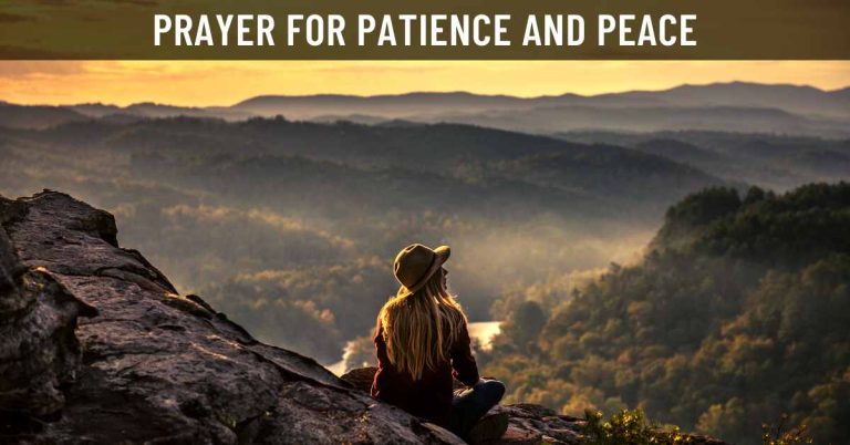 Prayer for Patience and Peace